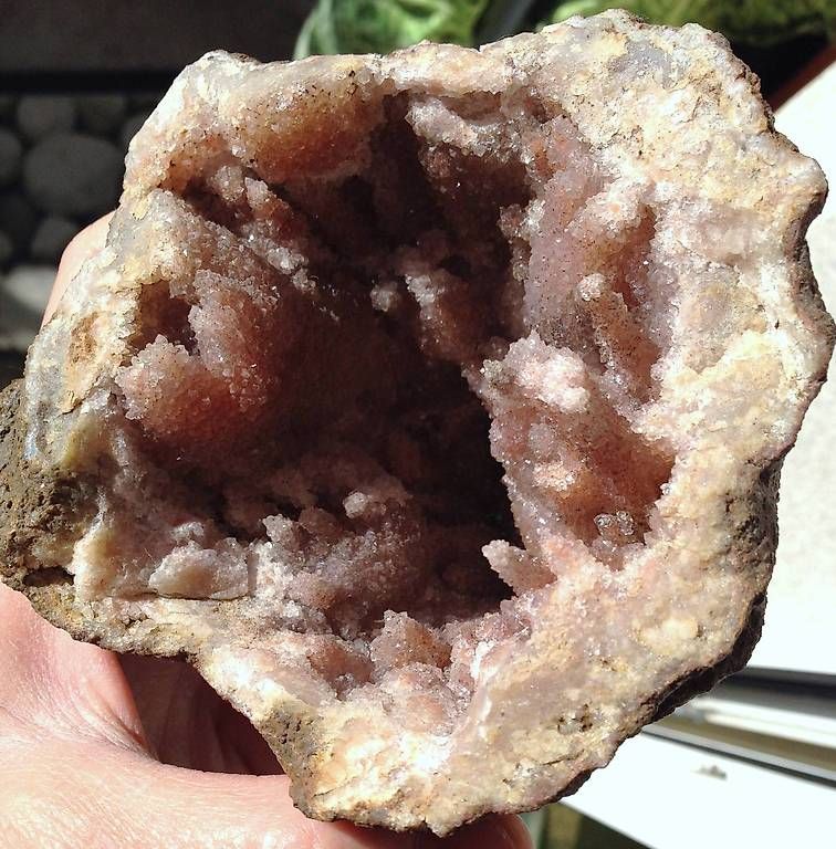 Minerali & Pietre curative: géode d'améthyste brute avec stalagmites du maroc – Usato da Vevey venduto da zabounetta 3