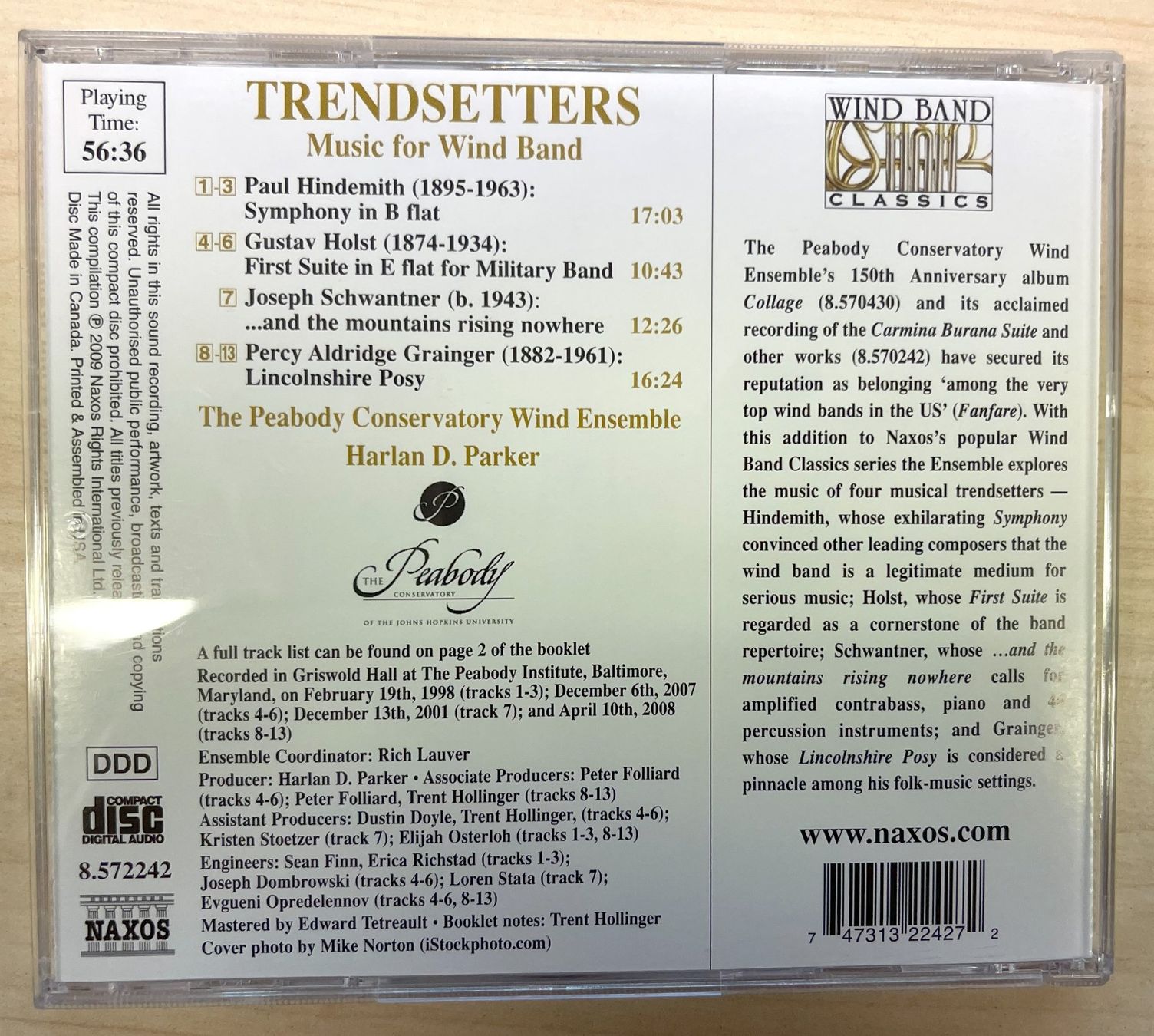 CD: TRENDSETTERS: Music for Wind Band CD – Usato da Oftringen venduto da Vucki 1