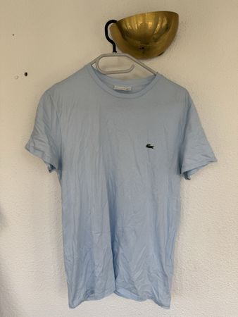 T-shirt Lacoste bleu clair coton pima taille 4 M