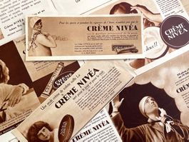 Nivéa - 8 alte Werbungen / Anciennes publicités 1929/38