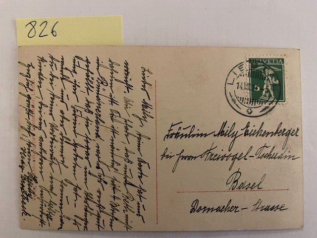 Cartoline postali: alte Ansichtskarte Liestal Oberes Tor, 1917 – Usato da Niederwil AG venduto da dahu75 1