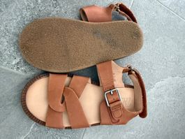 Children's Tan Leather Zara Sandals Size 27 - Summer Fun!