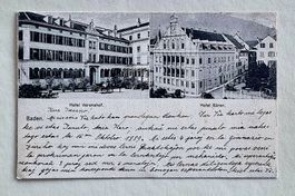Baden - Hotel Bären - Hotel Verenahof - 1907
