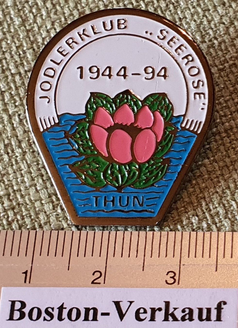 Musicassette: D417 - Pin Jodlerklub Seerose Thun CH – Usato da Reinach BL venduto da Boston-Verkauf 1