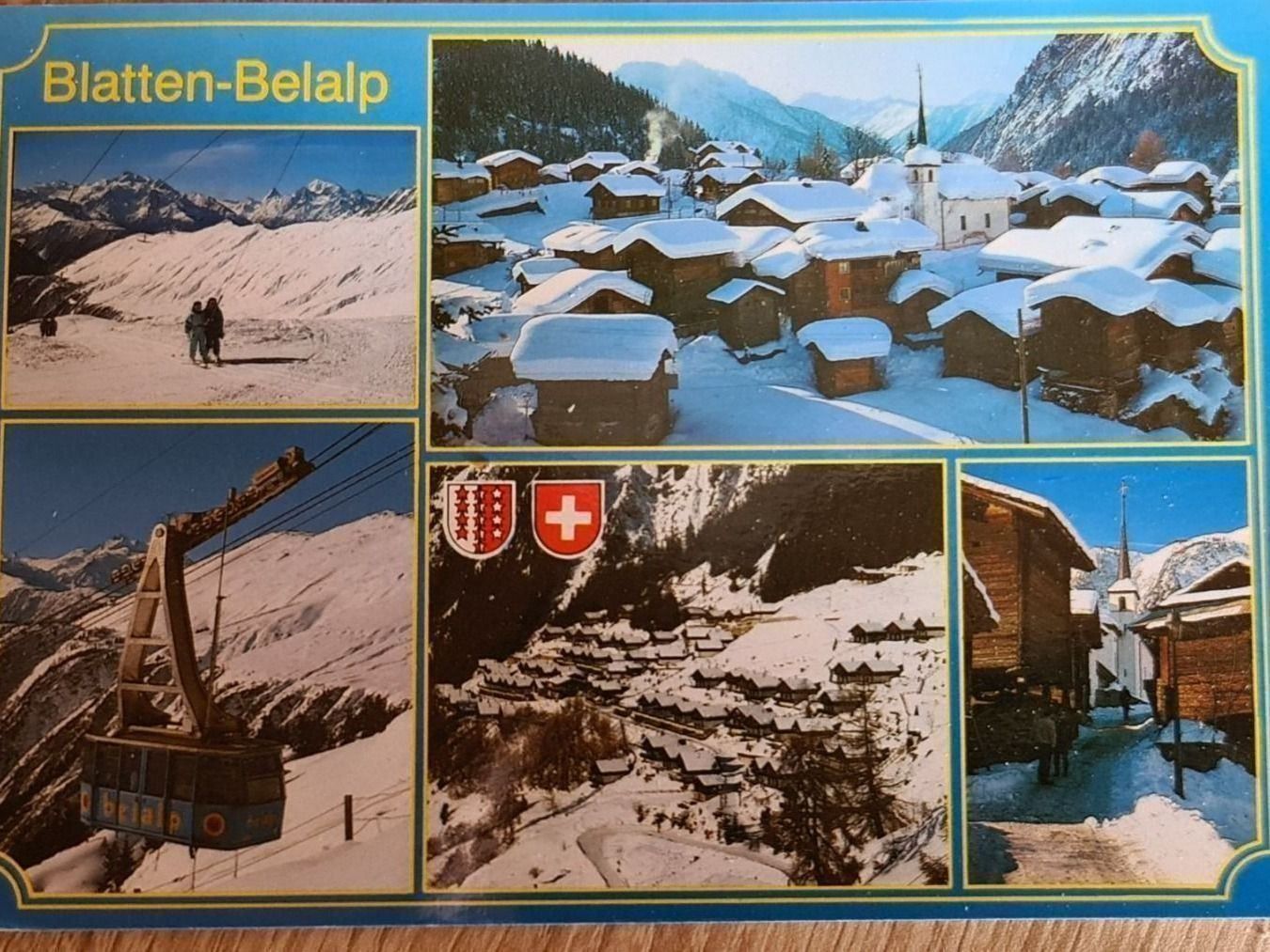 Cartoline postali: Ansichtskarte Blatten Belalp – Usato da Dintikon venduto da Vexi