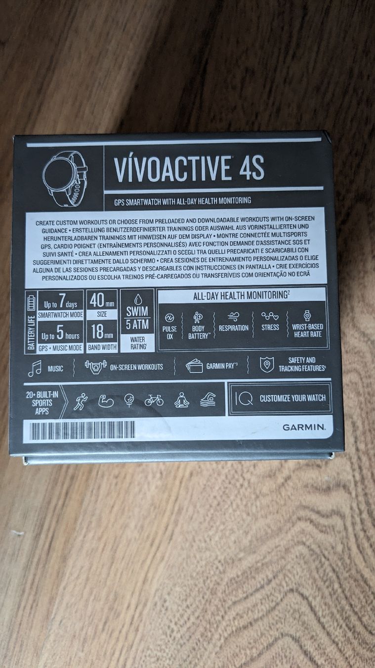 Garmin Smartwatch: Garmin Vivoactive 4s SmartWatch – Usato da Zürich venduto da seb_z6qy 6