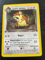 Pokemon Dunkles Rattikarl 51/82 team rocket 1. edition
