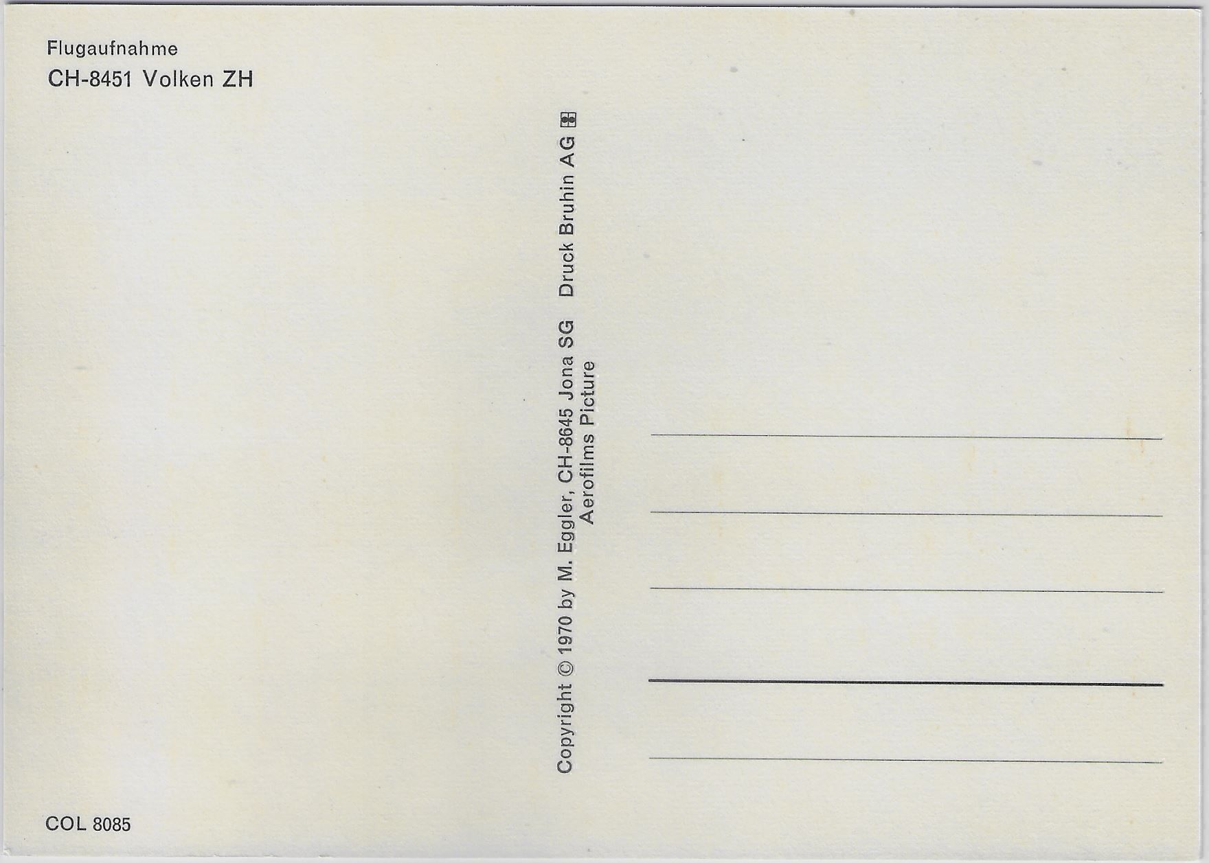 Cartoline postali: Flugaufnahme Volken ZH – Antico da Ettingen venduto da Kartenplanet 1