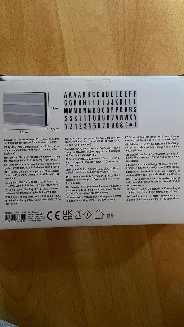 Alle Dekorationen: Light Box – Gebraucht aus Eichberg von Land-Ei 9