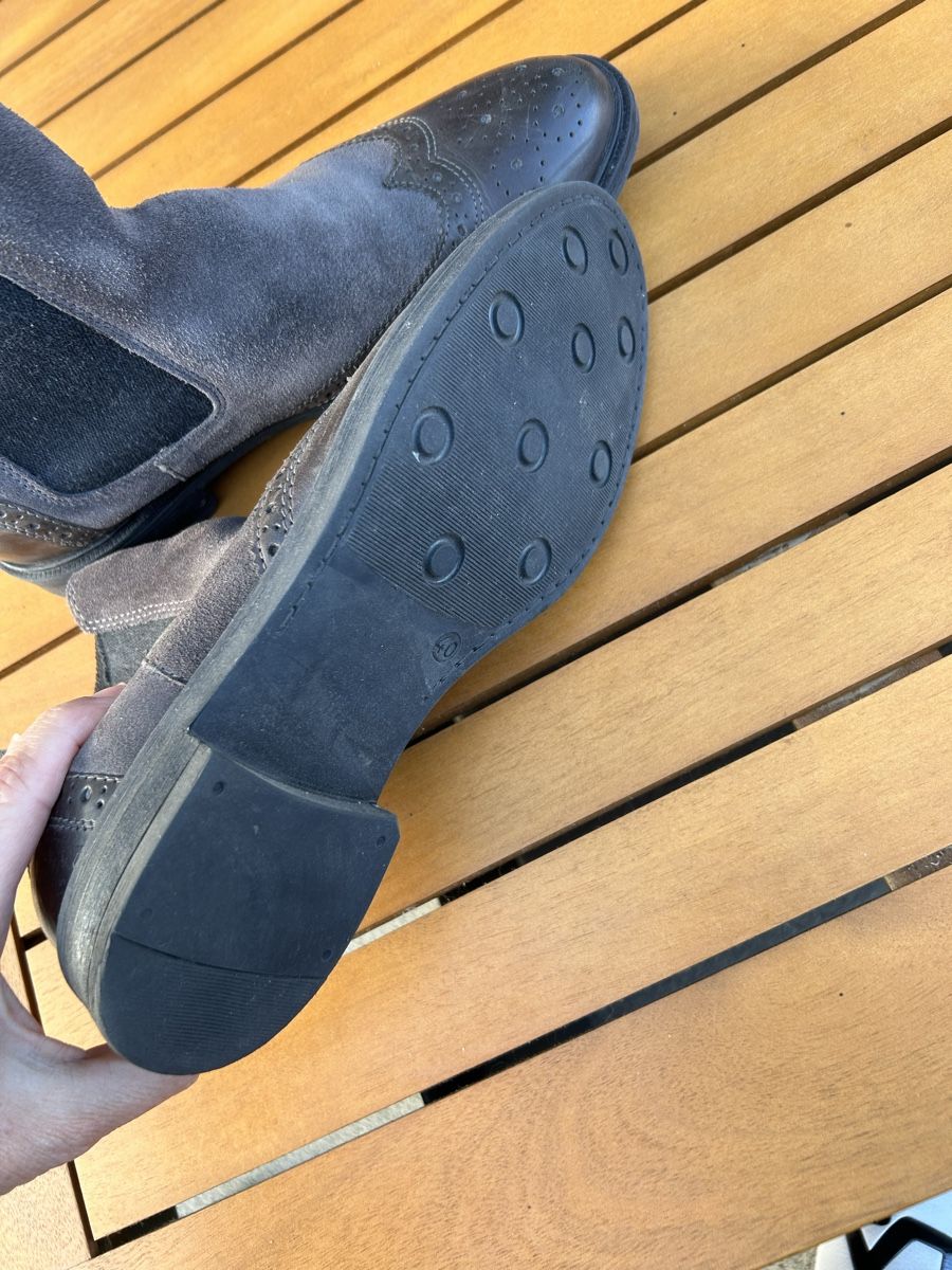 Scarpe da donna: Lederstiefelette von Pier one, Grösse 40, dunkelgrau – Usato da Erlinsbach SO venduto da hallon480 3