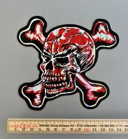 Autocollant Sticker Aufkleber vintage tête de mort 1980