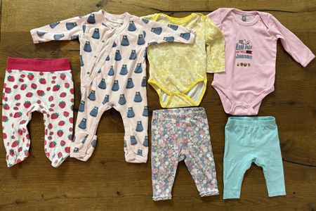 Babykleidungsset 6 Stk. Größe 68 – sehr guter Zustand