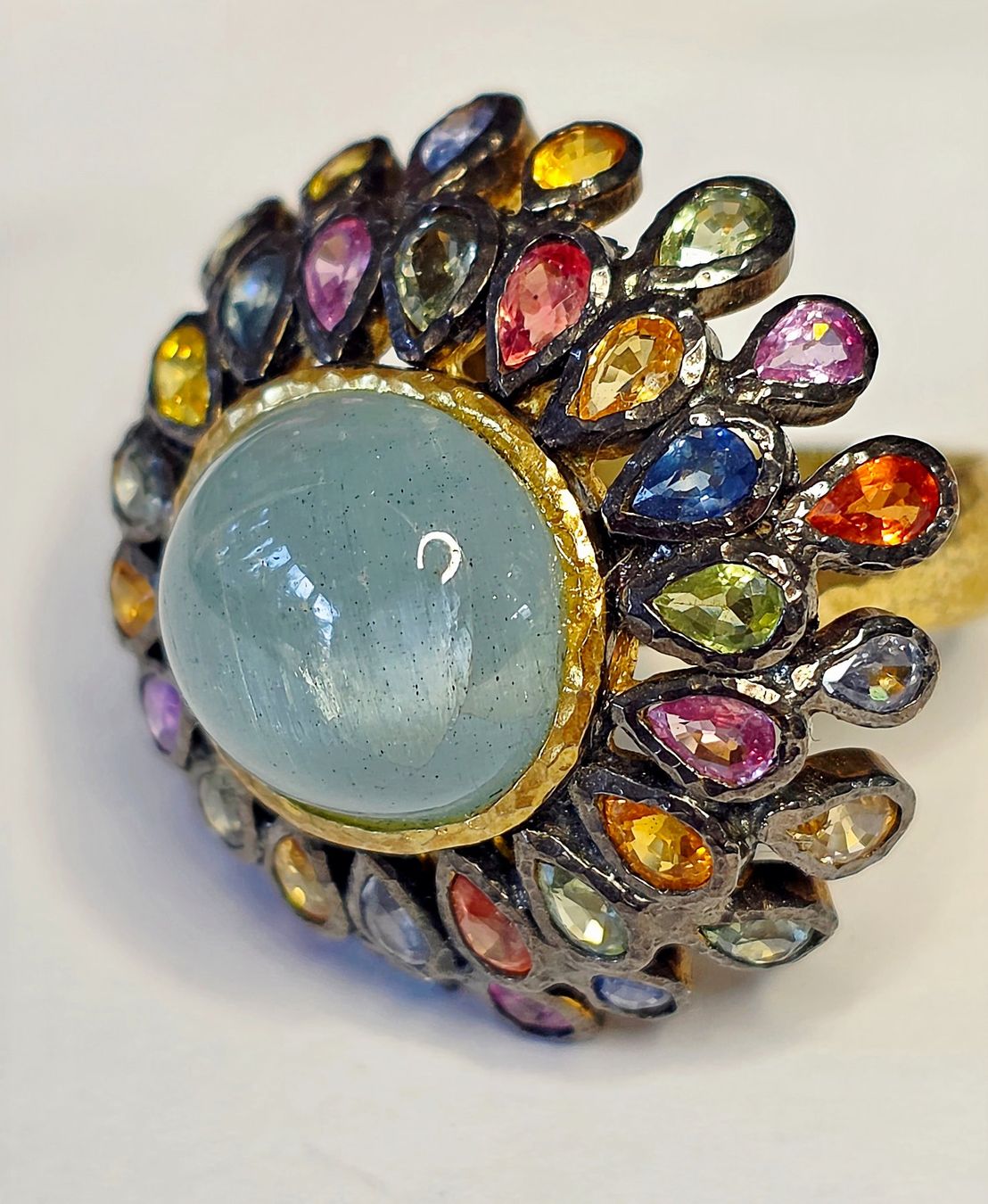 Anelli: Aquamarin Safir Ring – Nuovo (secondo la descrizione) da Zürich venduto da adriben 5