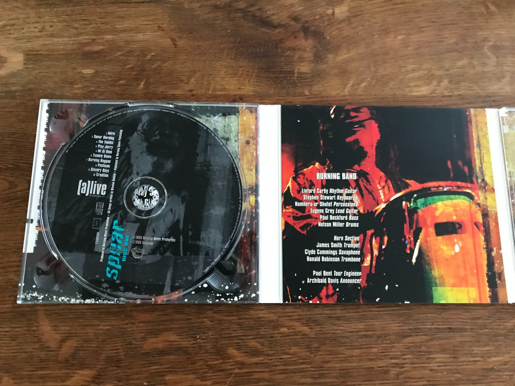 CDs: BURNING SPEAR - (A)Live In Concert '97 - 2CD – D'occasion à Buchs AG par Archie 1