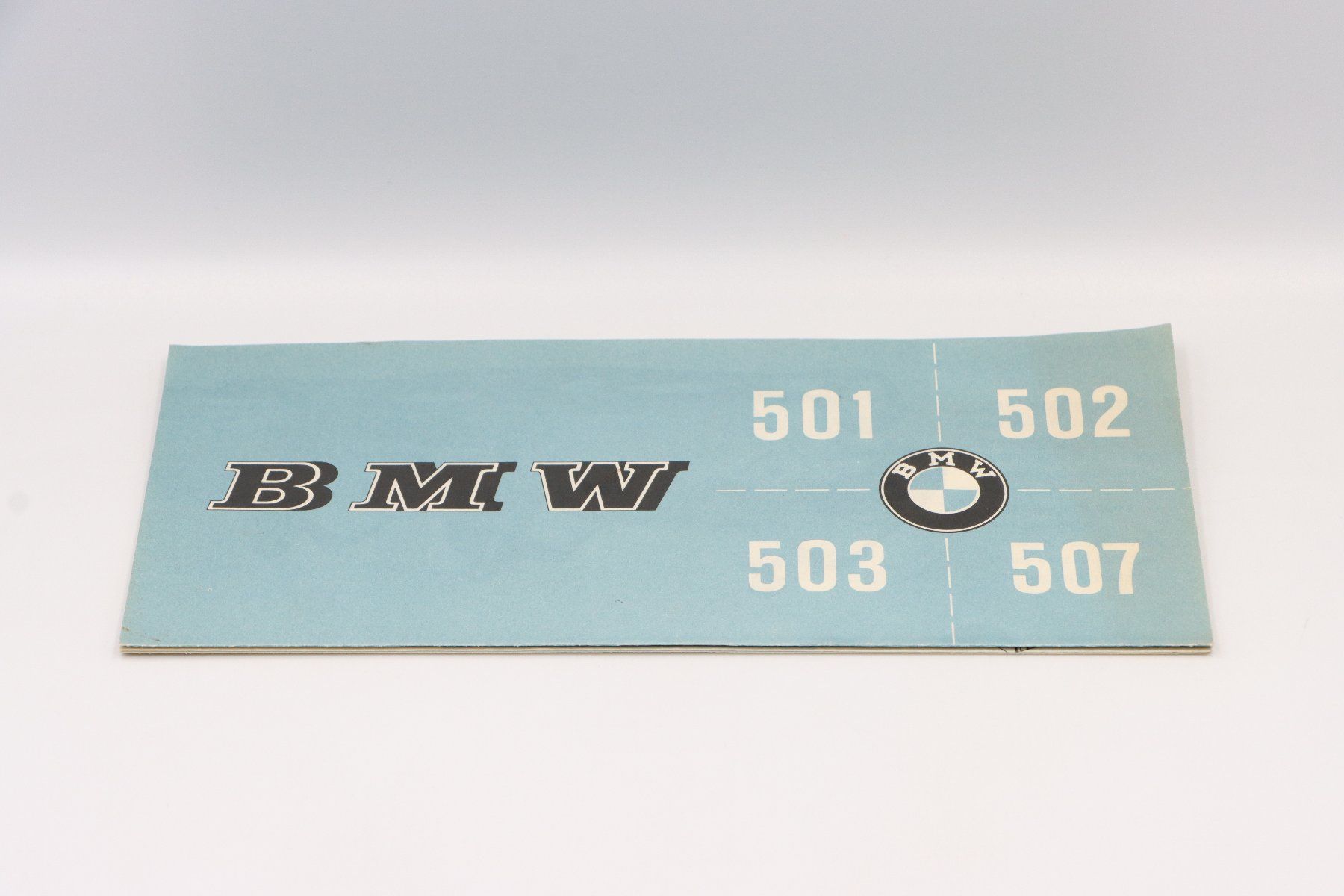 BMW Documents: BMW Modellprogramm 501 / 502 / 503 / 507 1955 Prospekt – D'occasion à Bühl b.Aarberg par Collectorpassions 9