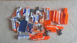 Nerf Elite Pistolenpack mit Zubehör, gebraucht