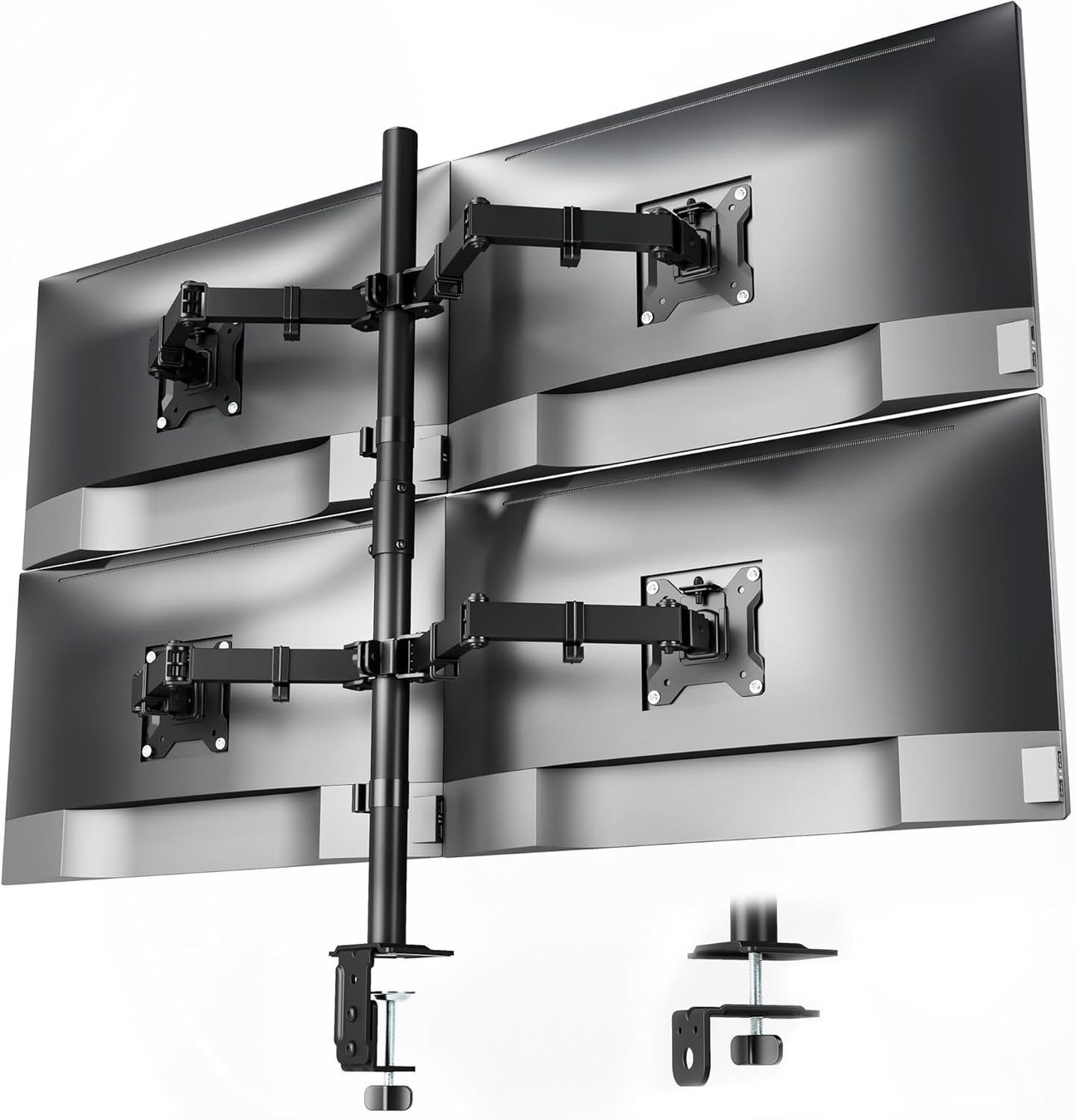 Wandhalterungen: Monitor Halterung 4 Monitore 17-32 Zoll VESA – Neu und originalverpackt aus Suhr von TradeMasters