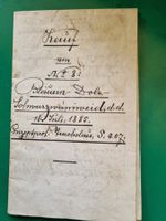 Kaufvertrag von 1885, Einsiedeln, handschriftlich, Rarität