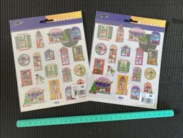 Stickers "Weihnachtsfenster" 2 Stück