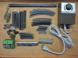 Trix Trafo. Verschiedene Schienen, meist Trix + Ibertren usw