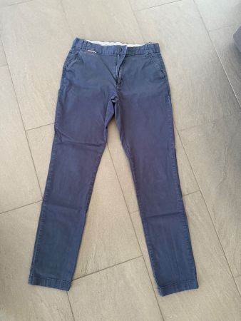Tommy Hilfiger Chino Hose Jungen Gr. 176 Dunkelblau