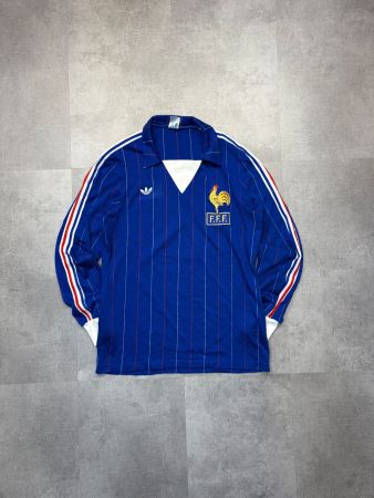 Original Adidas Frankreich 1980/82 Langarm Trikot – Grösse M