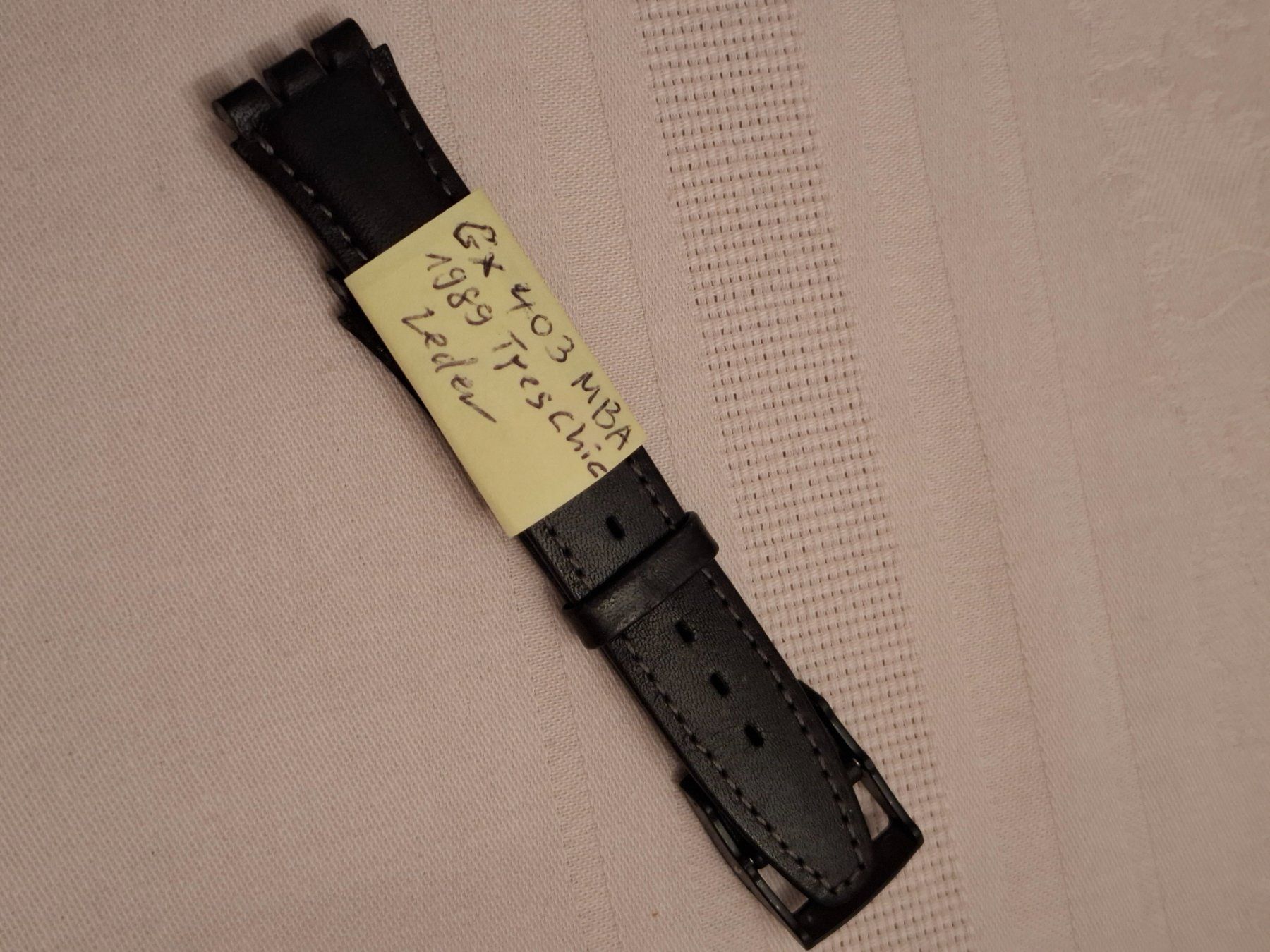 Swatch Orologi: SWATCH  GX 403 MBA Treschic, Lederarmband – Nuovo (secondo la descrizione) da Niedergösgen venduto da Johny10 4