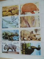 Briefmarken Oman, Dinosaurier, Urzeit, Top Zustand!