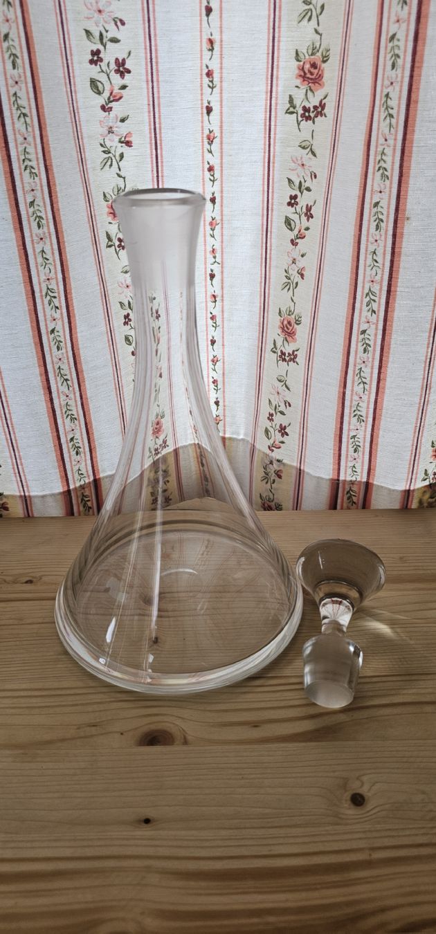 Caraffe: Glaskaraffe mit Stopfen  – Usato da Saanen venduto da Steierlein 1