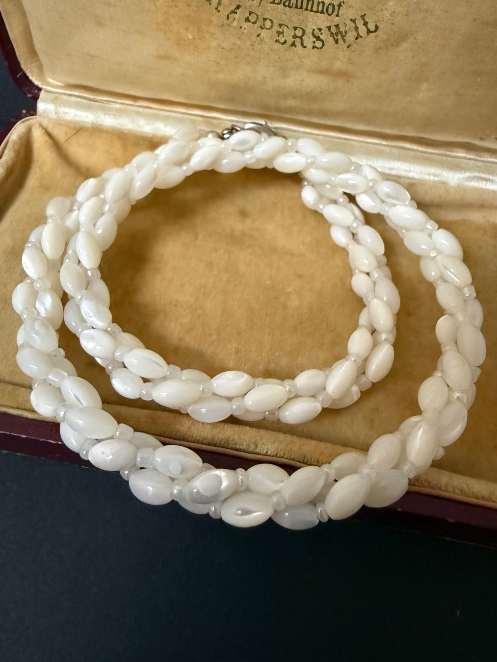 Catenine: Vintage Perlmutt Kette – Usato da Spiegel b. Bern venduto da Rogger72 3