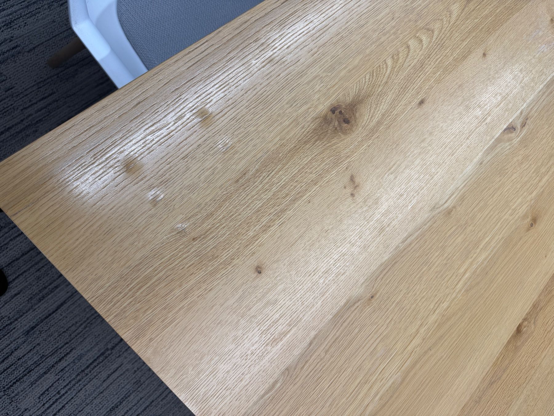 Conforama Tische: Esstisch Holz Eiche Tischplatte schwarz Gestell – Neu (gemäss Beschreibung) aus Hettlingen von blu_tb6z 3