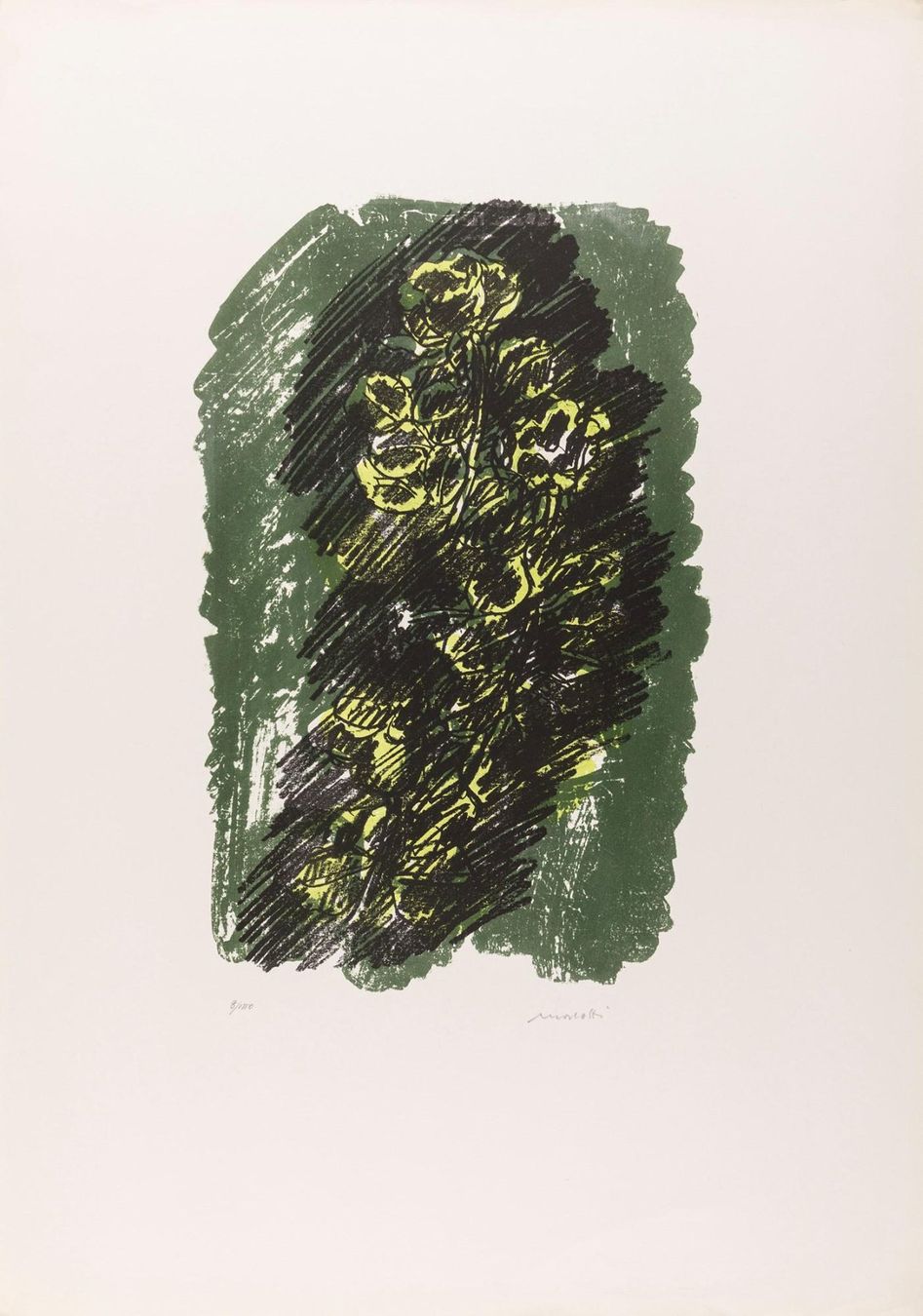 Grafica & Litografie: Ennio Morlotti signed lithograph / lithographie – Usato da Morges venduto da Audemars07