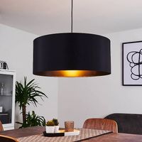EGLO Hängelampe Pasteri Schwarz