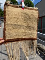 Berber 46x46cm Taschenfront selten handgeknüpft gereinigt