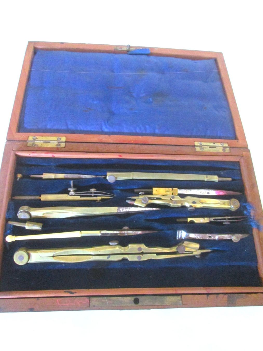 Compas: Alte Zirkel mit Holzschachtel – D'occasion à Sementina par babucia