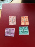 1963 Ergänzungswerte Baudenkmäler 4er Block Satz 