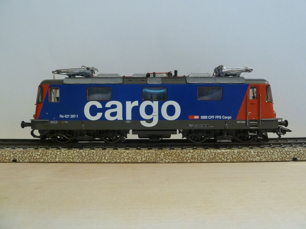 Märklin 37345 SBB Cargo Lokomoitve Re 421 digital _ Spur H0 (Gebraucht