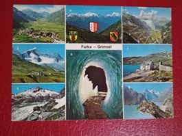 AK Grimsel Furka Pass mehrbildrig Bern Uri Wallis