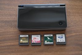 Nintendo DSi XL Chocolat + 4 jeux