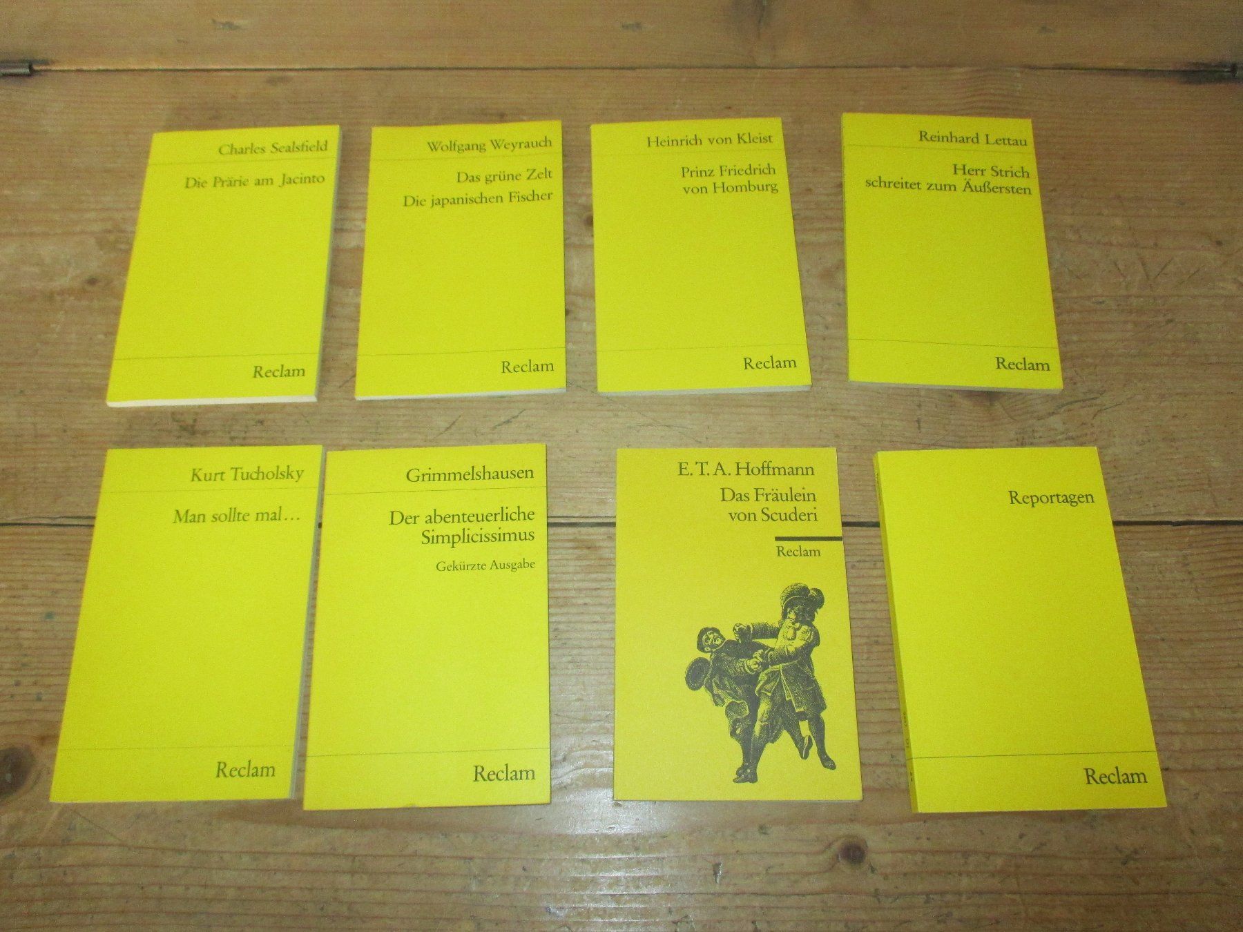 Libri: Reclam Klassiker Sammlung - 8 Bücher – Usato da Flims - Dorf venduto da Stagediver