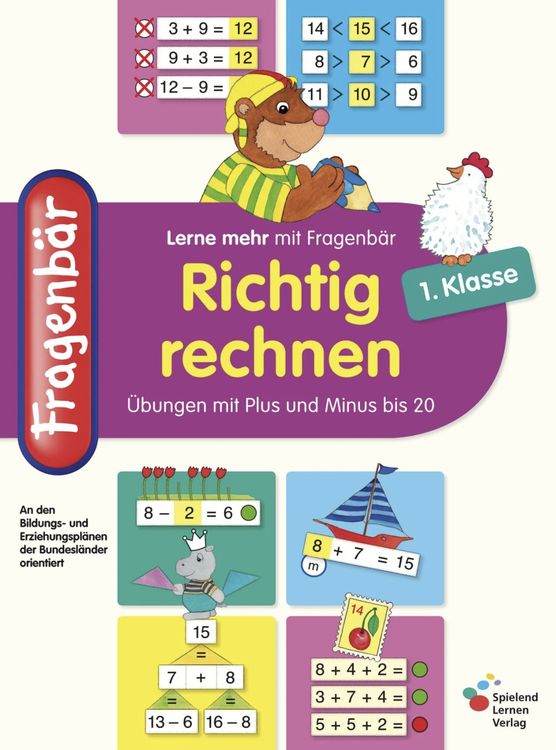 1. Klasse Set Zahlenübungsheft von 1 bis 10 Richtig rechnen (Neu