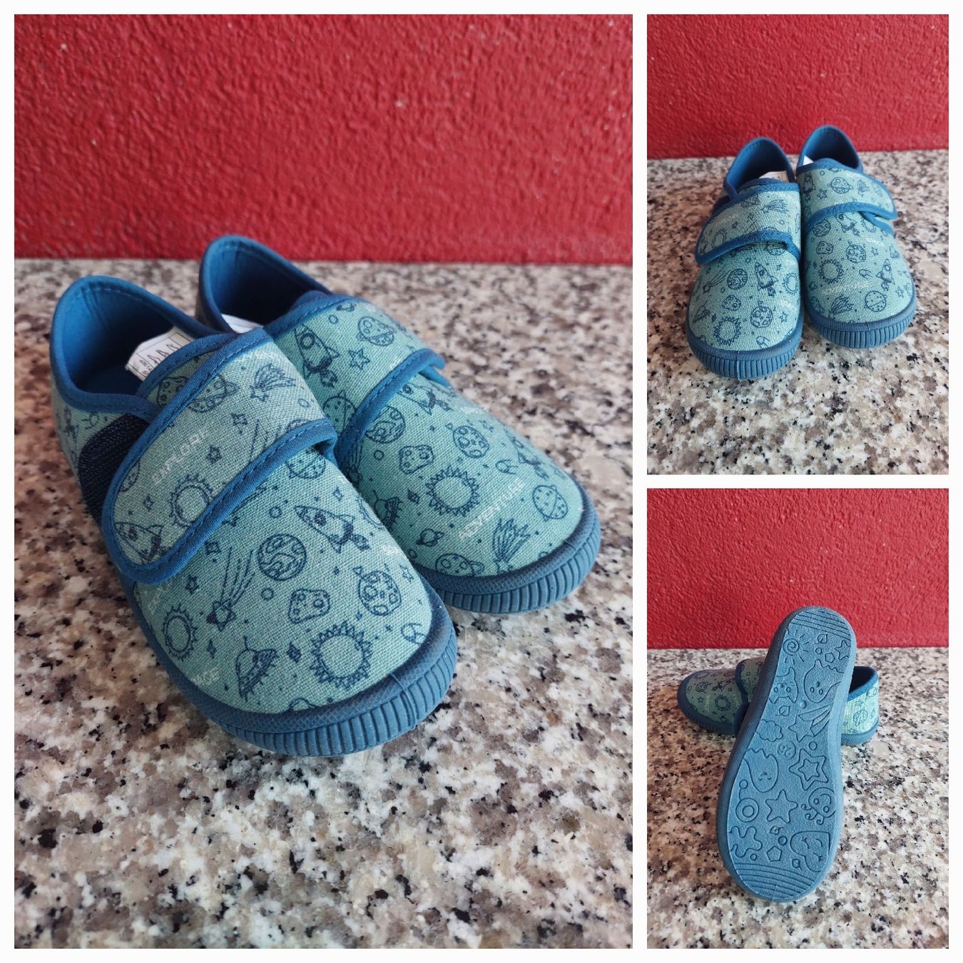Scarpe per ragazzi: Hausschuhe Kinder Blau Grösse 26 Neu – Nuovo (secondo la descrizione) da Stettlen venduto da Dolores1987 1