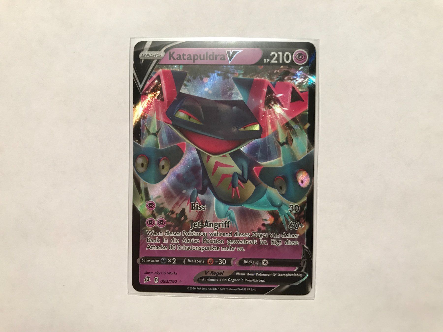 Pokémon Sammelbilder & Trading cards: Katapuldra V – Neu (gemäss Beschreibung) aus Hagendorn von Pokecollectorch