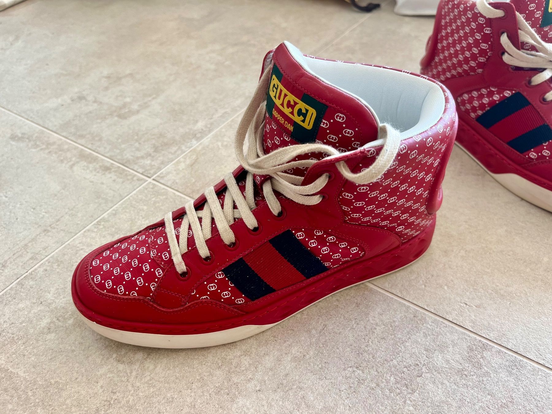 Gucci Scarpe da uomo: Gucci Sneakers red superbe état ! – Usato da St-Blaise venduto da Yeeppp