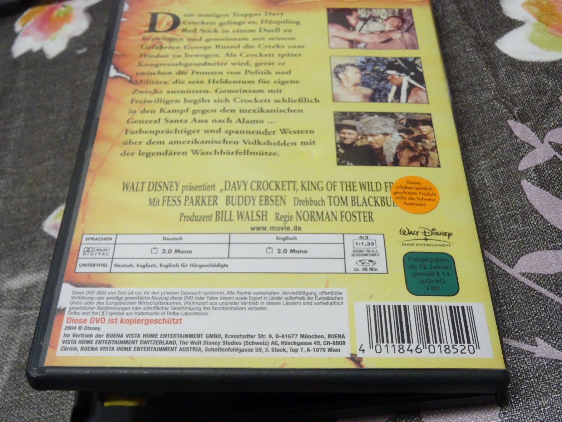 Tous les DVDs: Davy Crockett - König der Trapper DVD – D'occasion à Olten par Disc-Verkauf 2