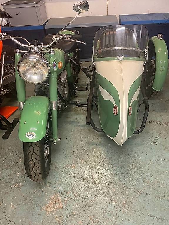 Sidecar: Sunbeam S7,  vétéran, side-car  1952 – Usato da Genolier venduto da WalterBaumgartner 3