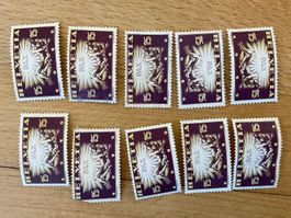 1919 Friedensmarken SBK 145 Verwundeter Krieger Sammlung