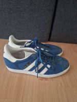 Sneaker Adidas Gazelle Blau/Weiss Gr. 37 1/3