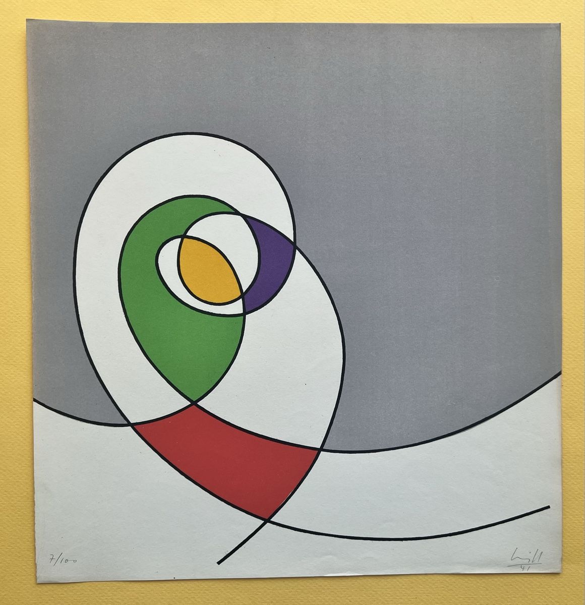 Grafiken & Lithographien: Max Bill Original Holzschnitt signiert 1941 – Gebraucht aus Adliswil von buch_und_kunst