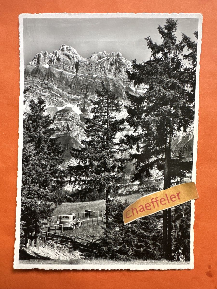 Cartoline postali: Buffet Schwägalp & Säntisgipfel – Usato da Zürich venduto da Chaeffeler